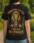 Praying Mama Raising Warriors All Over Print T-shirt