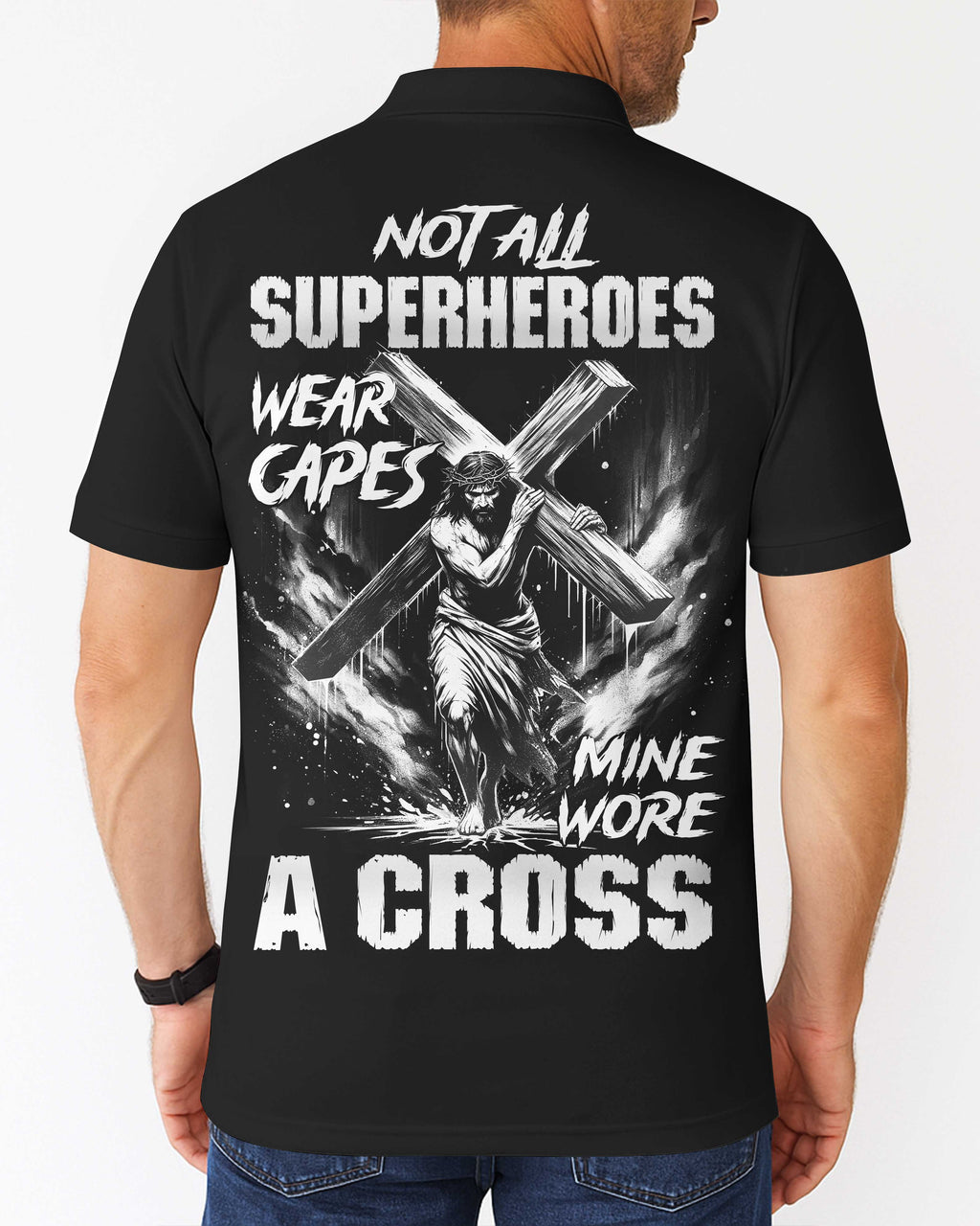 Not All Superheroes Wear Capes All Over Print Polo T-Shirt