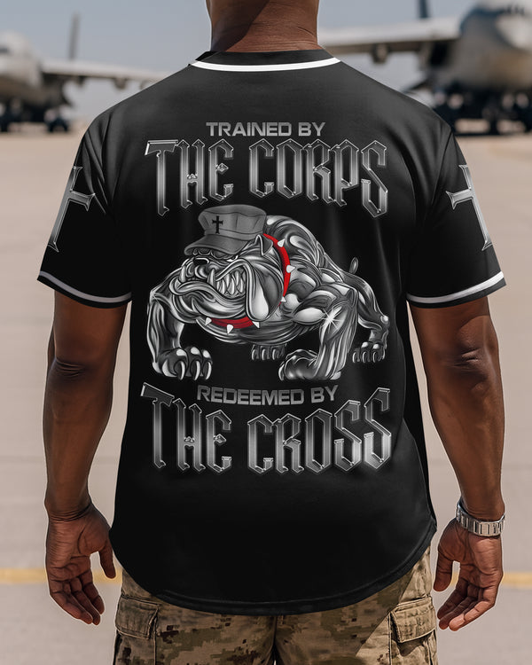 Trained By The Corps Redeemed By The Cross Jersey