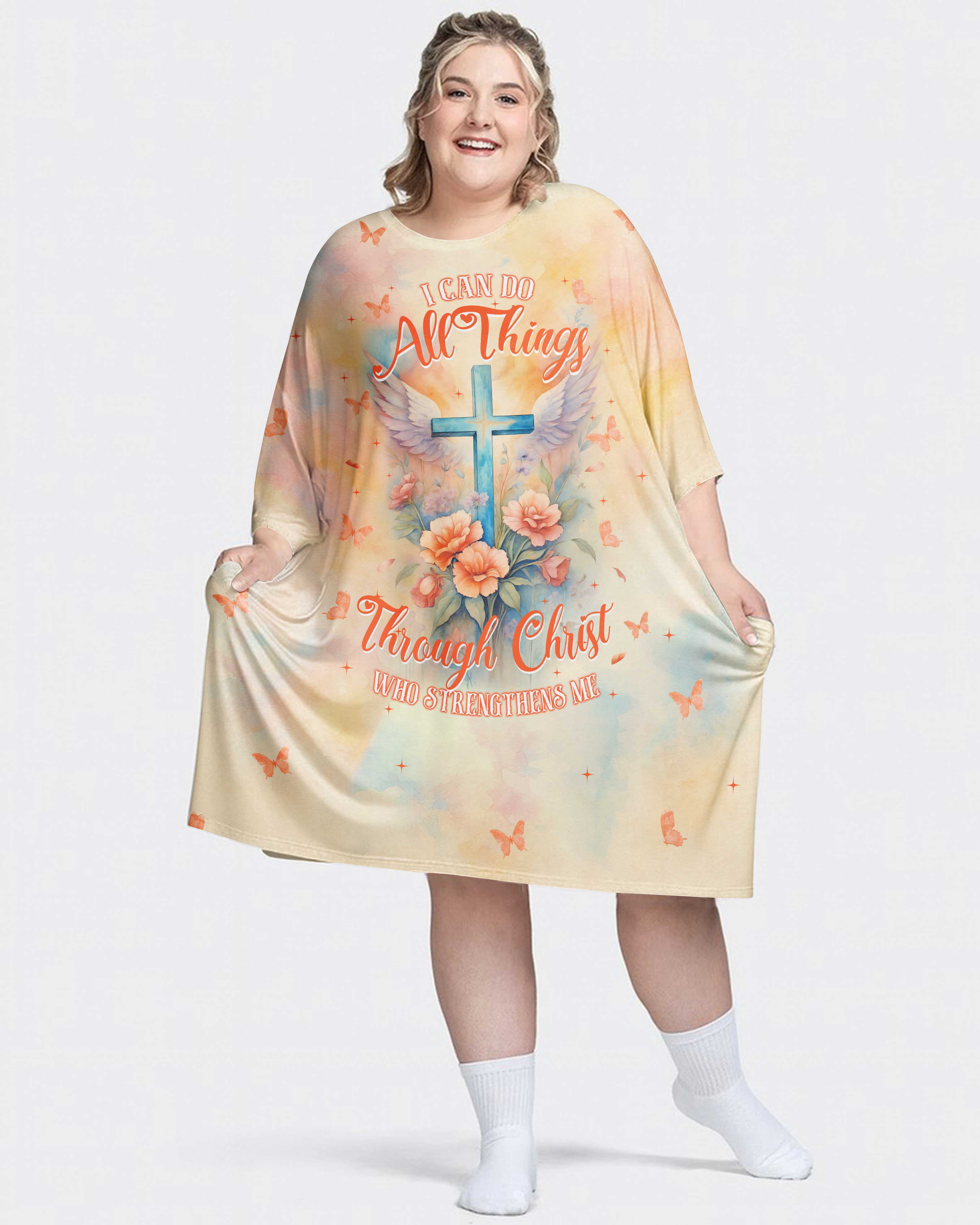 I Can Do All Things Through Christ Who Strengthens Me Sleep Tee