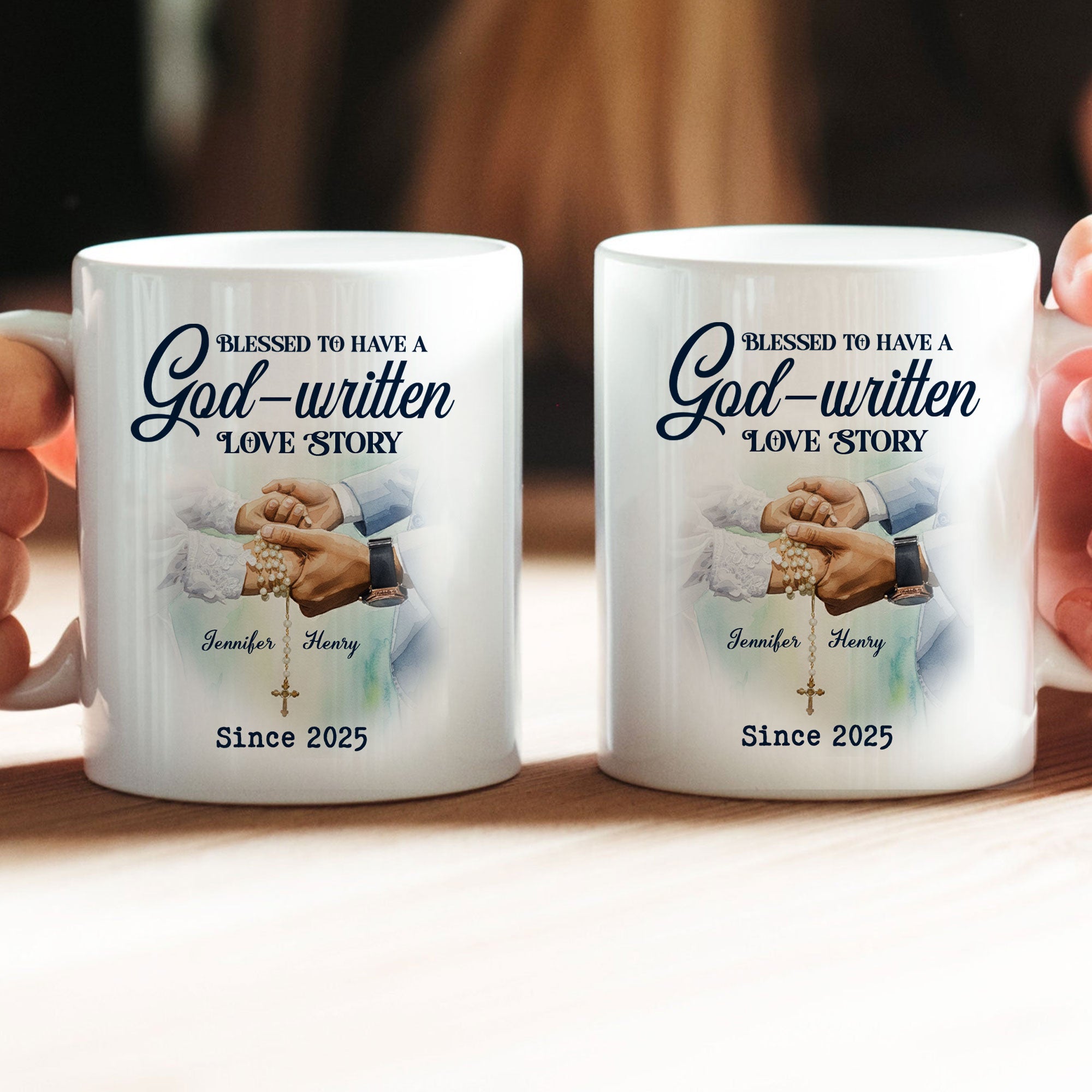 Bless To Have God-written Love Story Personalized Mug