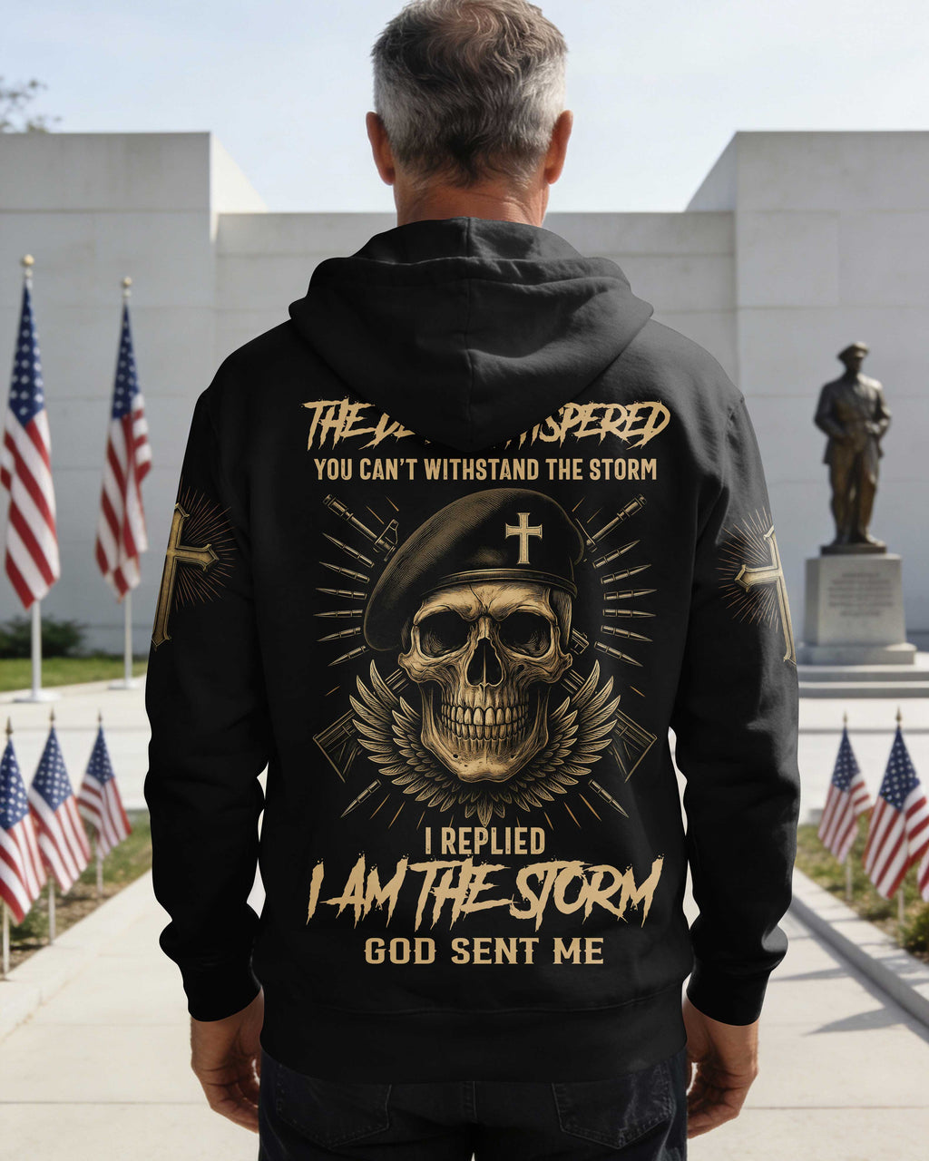 The Devil Whispered You Can't Withstand The Storm Hoodie