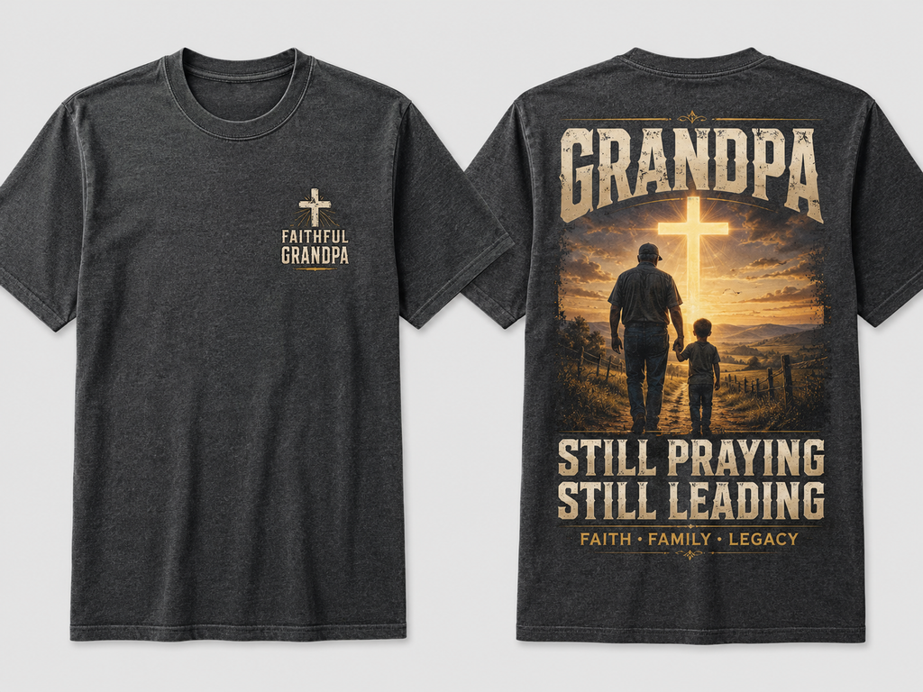 Granopa Still Praying Still Leading T-Shirt