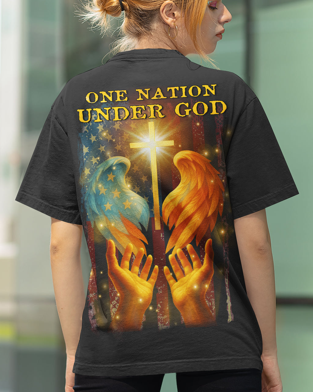 One Nation Under God All Over Print T-Shirt