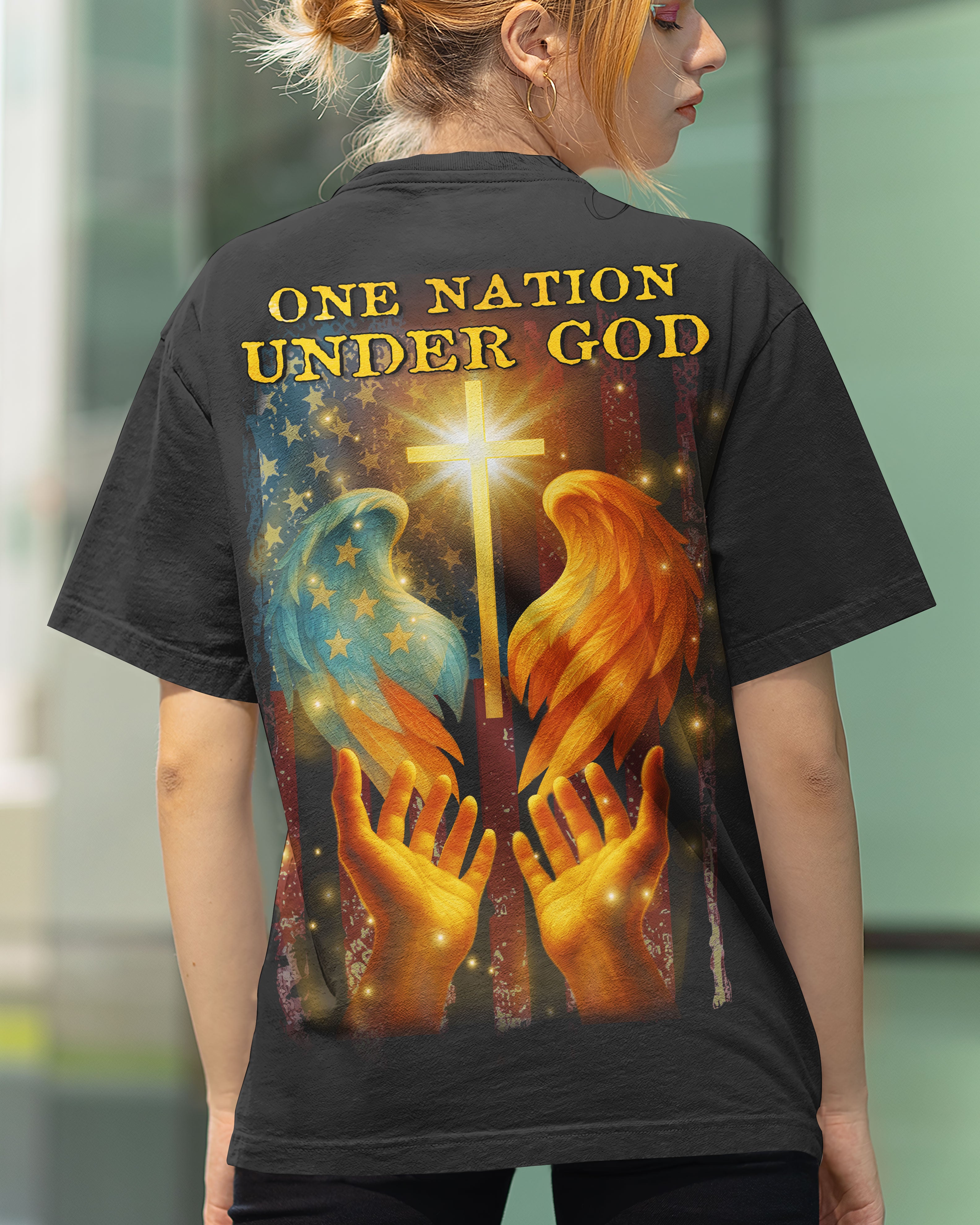 One Nation Under God All Over Print T-Shirt