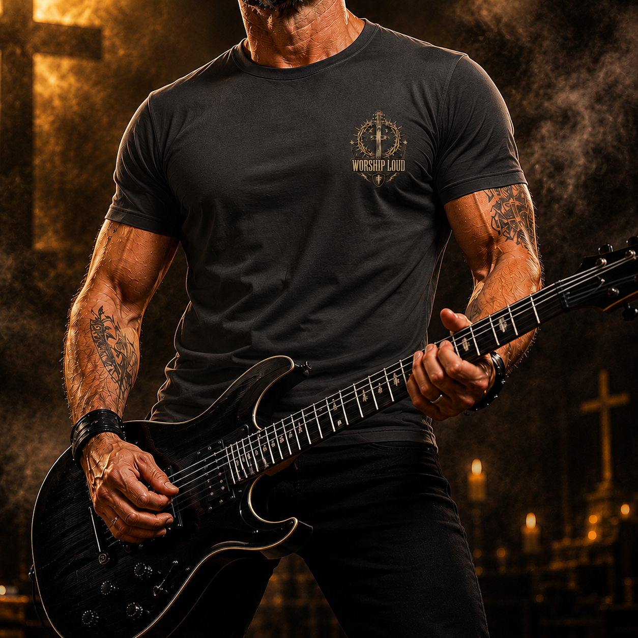 Worship Loud Voices Raised To Heaven T-Shirt
