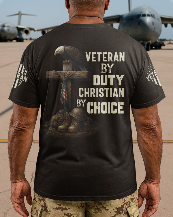 Veteran By Duty All Over Print T-Shirt
