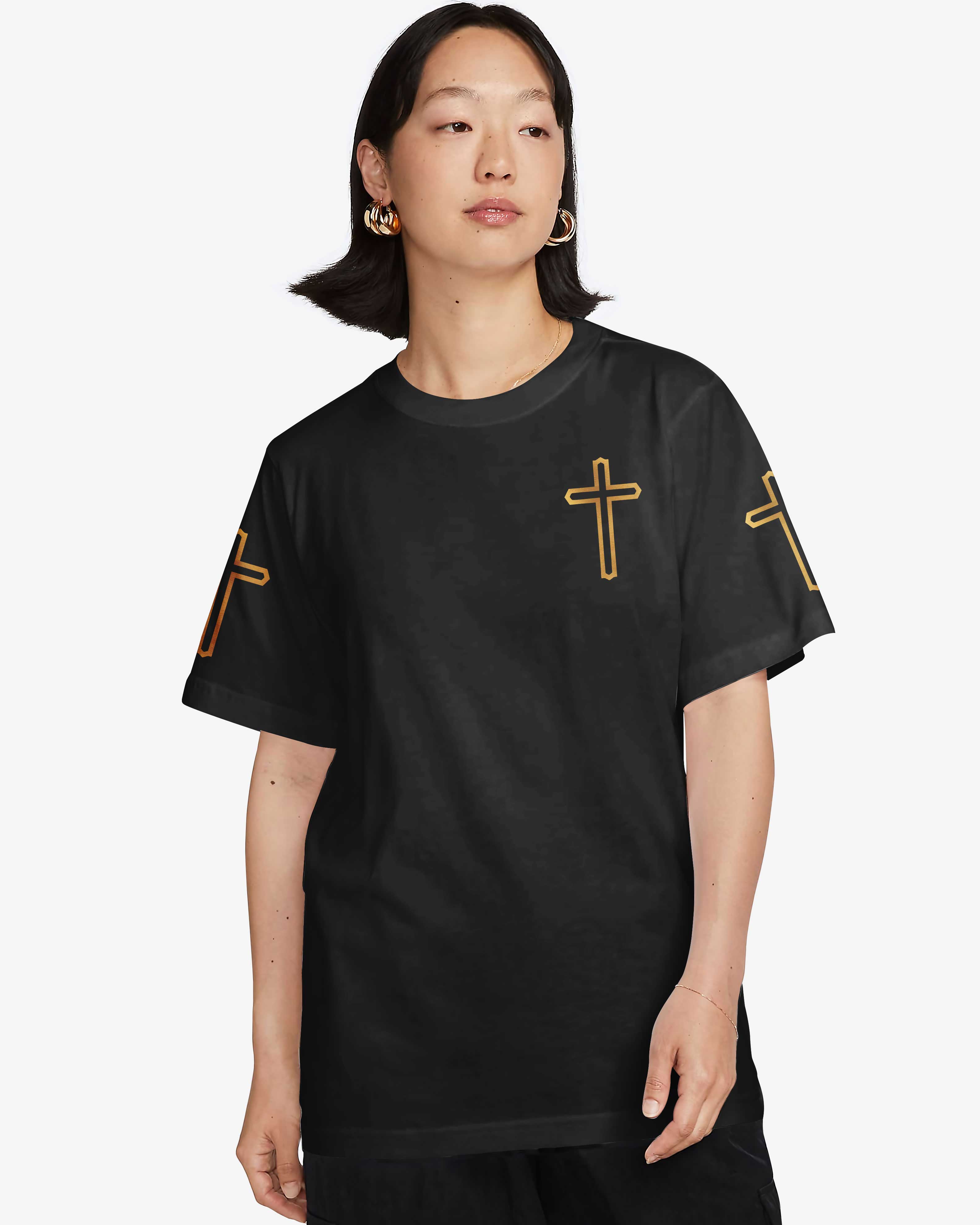 Praying Mama Raising Warriors All Over Print T-shirt