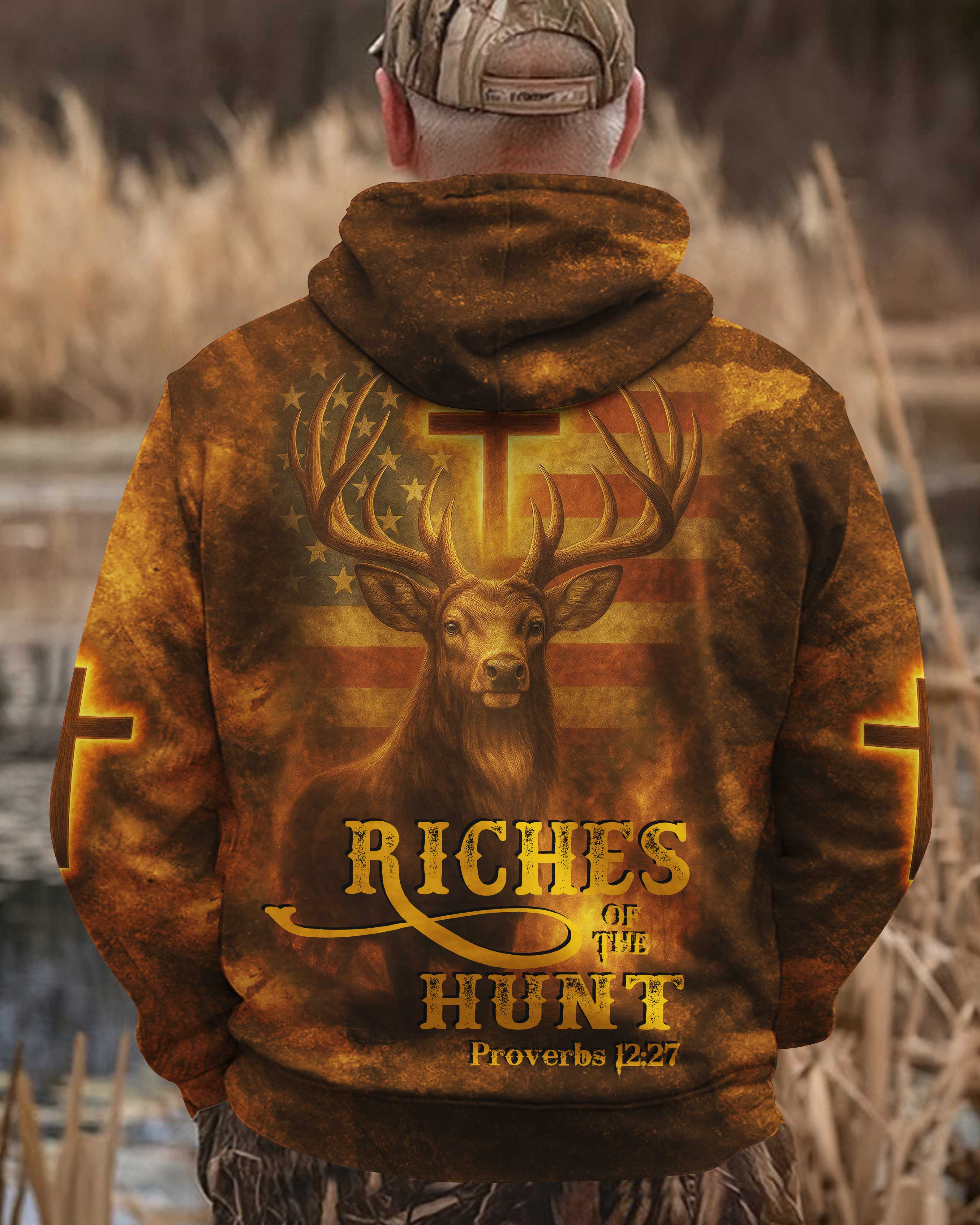 Riches Of The Hunt All Over Print Hoodie