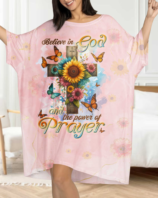 Believe In God And The Power Of Prayer Sleep Tee