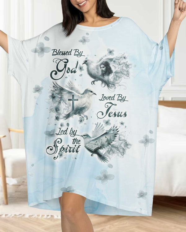 Blessed By God Loved By Jesus Led By The Spirit Sleep Tee