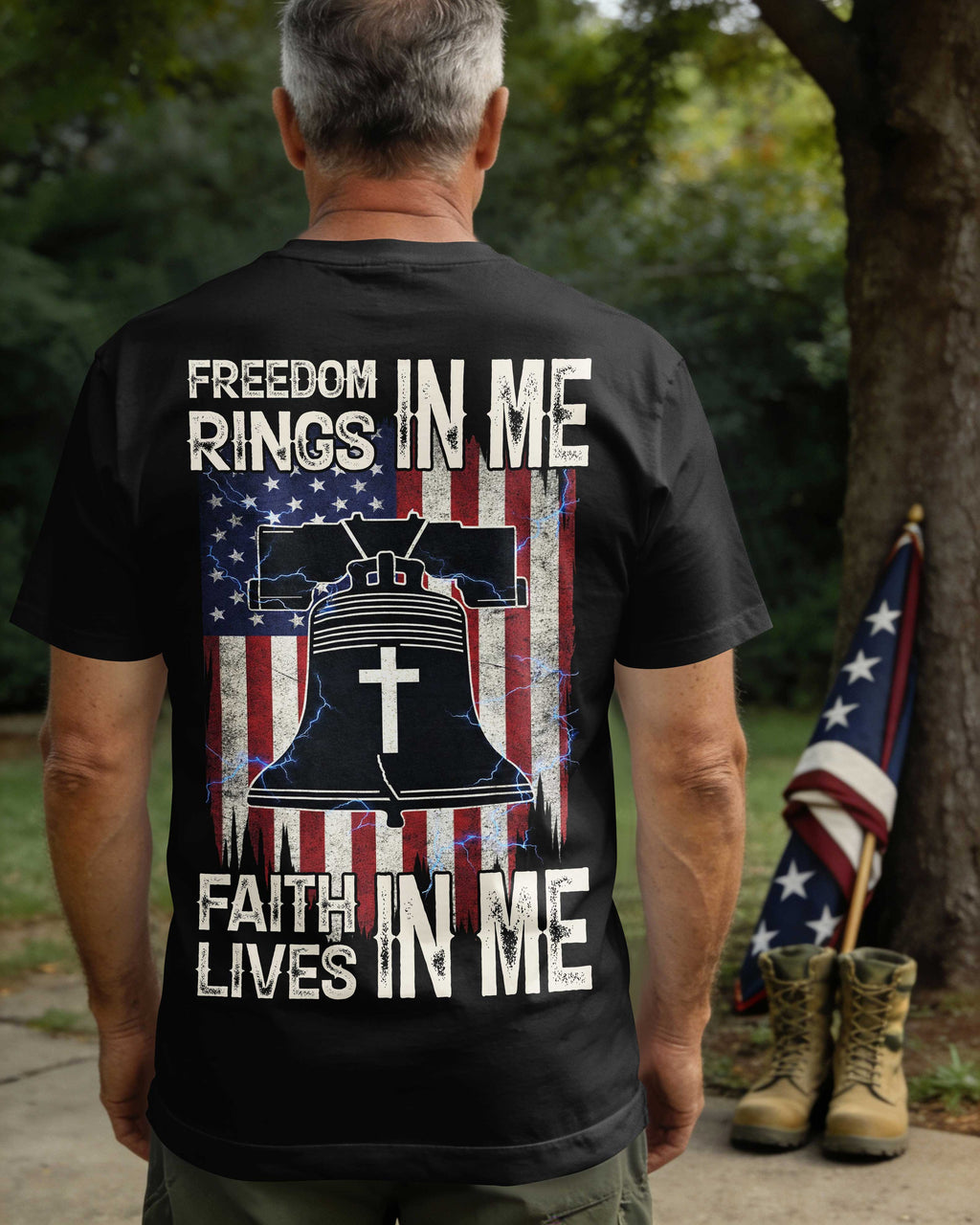 Freedom Rings In Me Faith Lives In Me T-Shirt