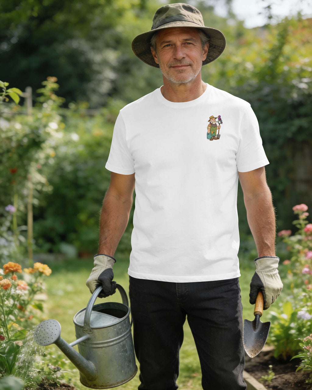 I Water The Plants God Reminds Me To Water Myself Too T-Shirt