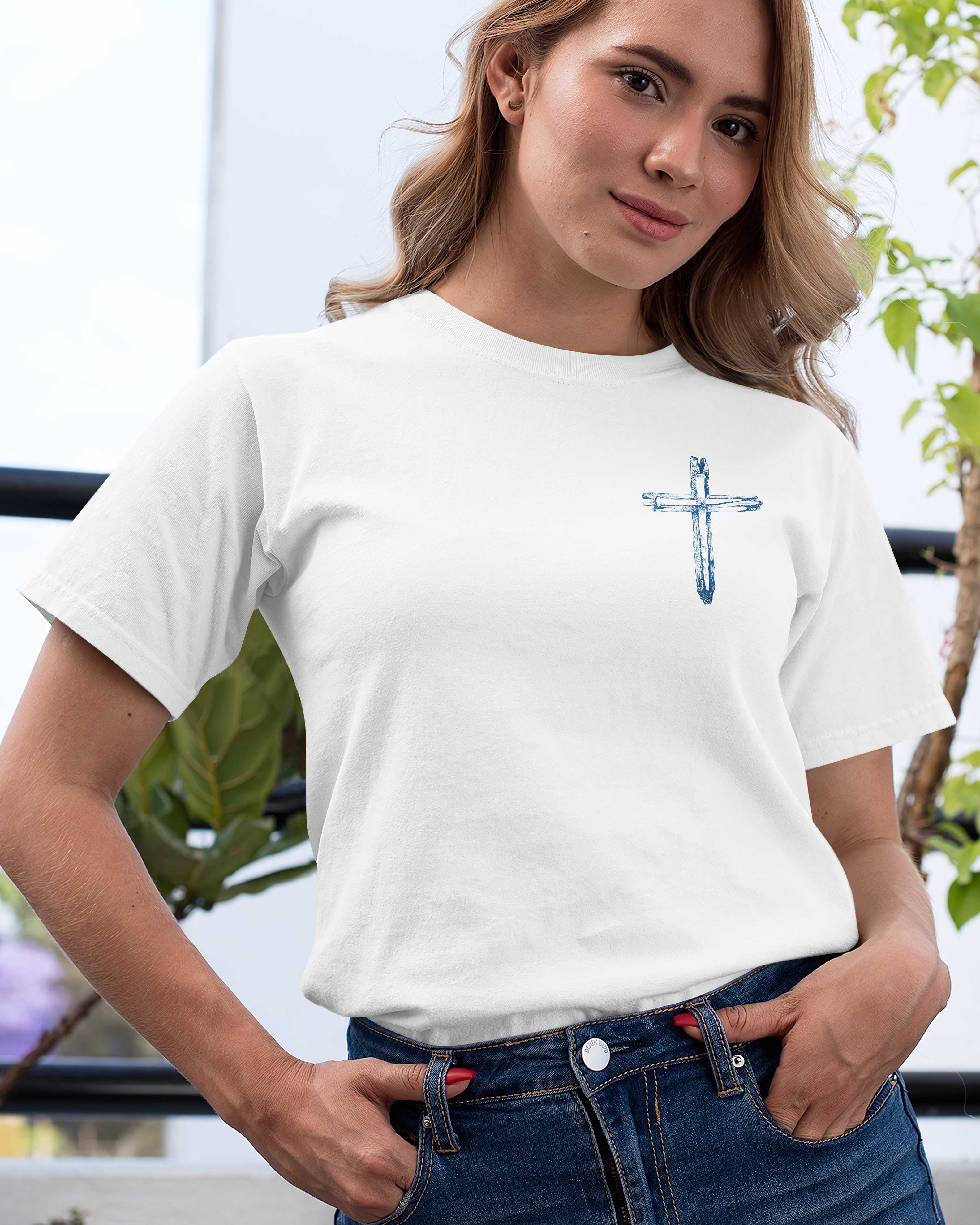 She Loves Jesus And America Too All Over Print T-Shirt
