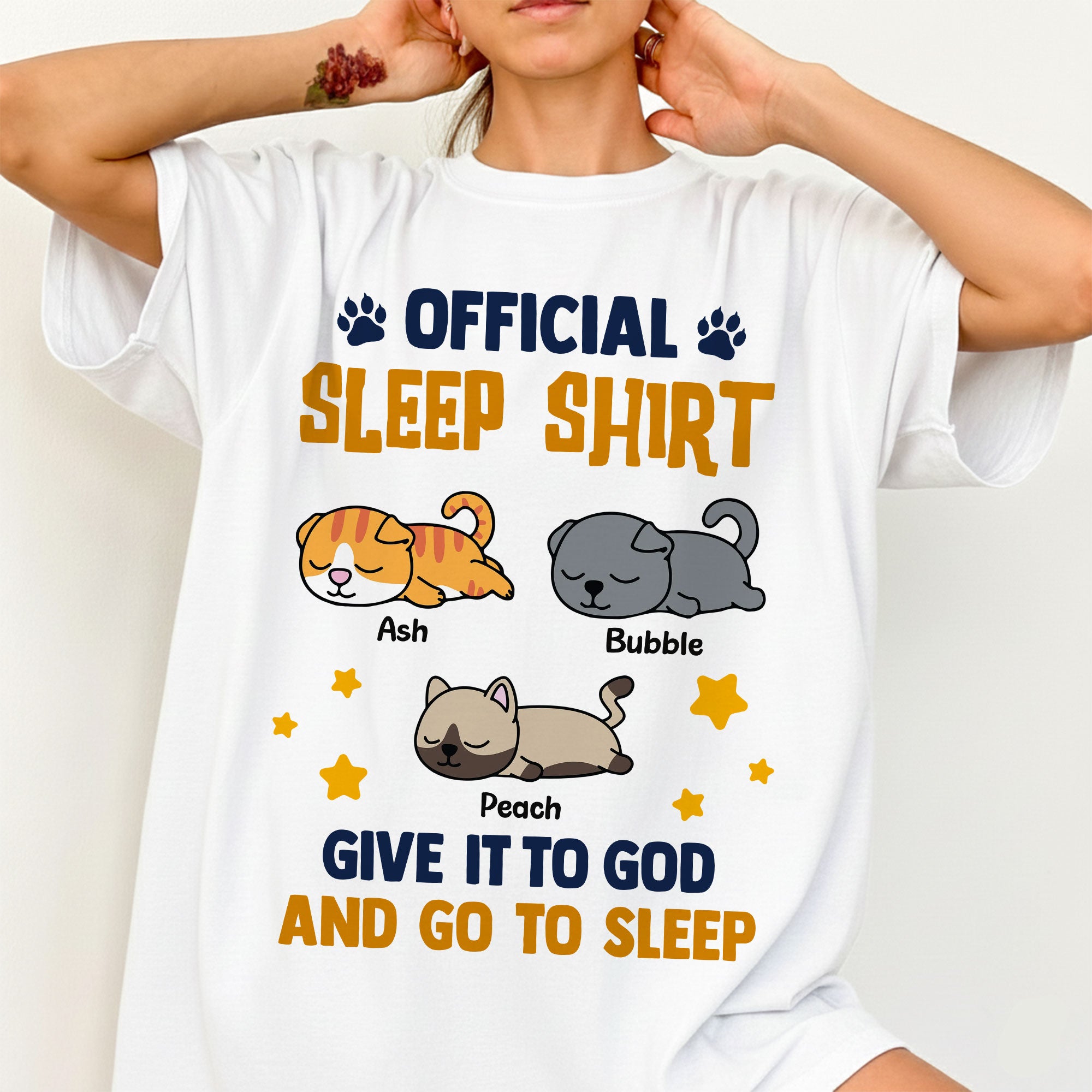 Official Sleep Shirt Give It To God And Go To Sleep T-Shirt