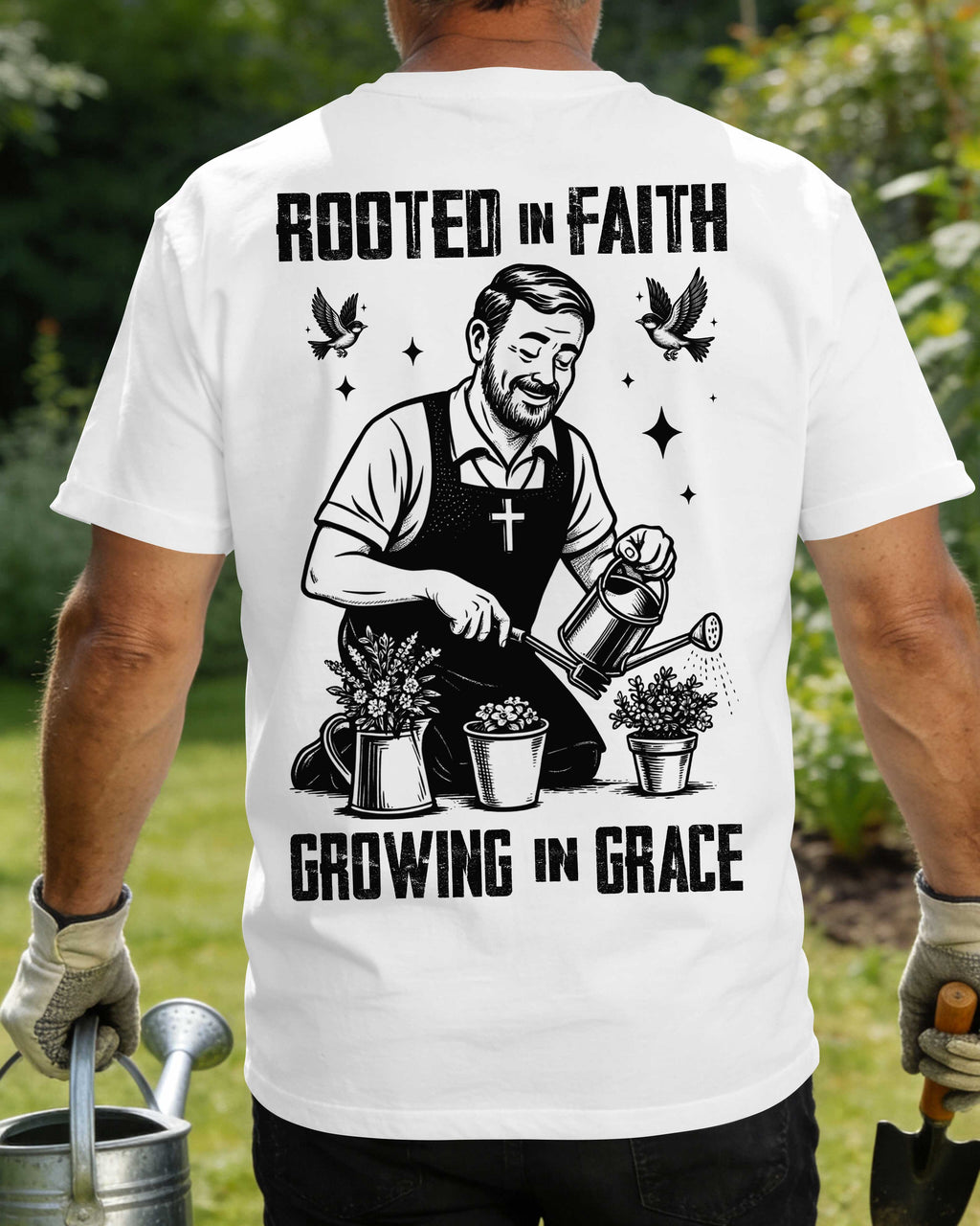 Rooted In Faith Growing In Grace T-Shirt