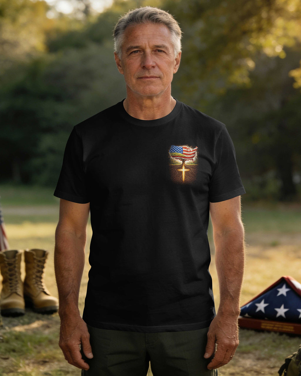 Planted In Faith Standing In Freedom T-Shirt