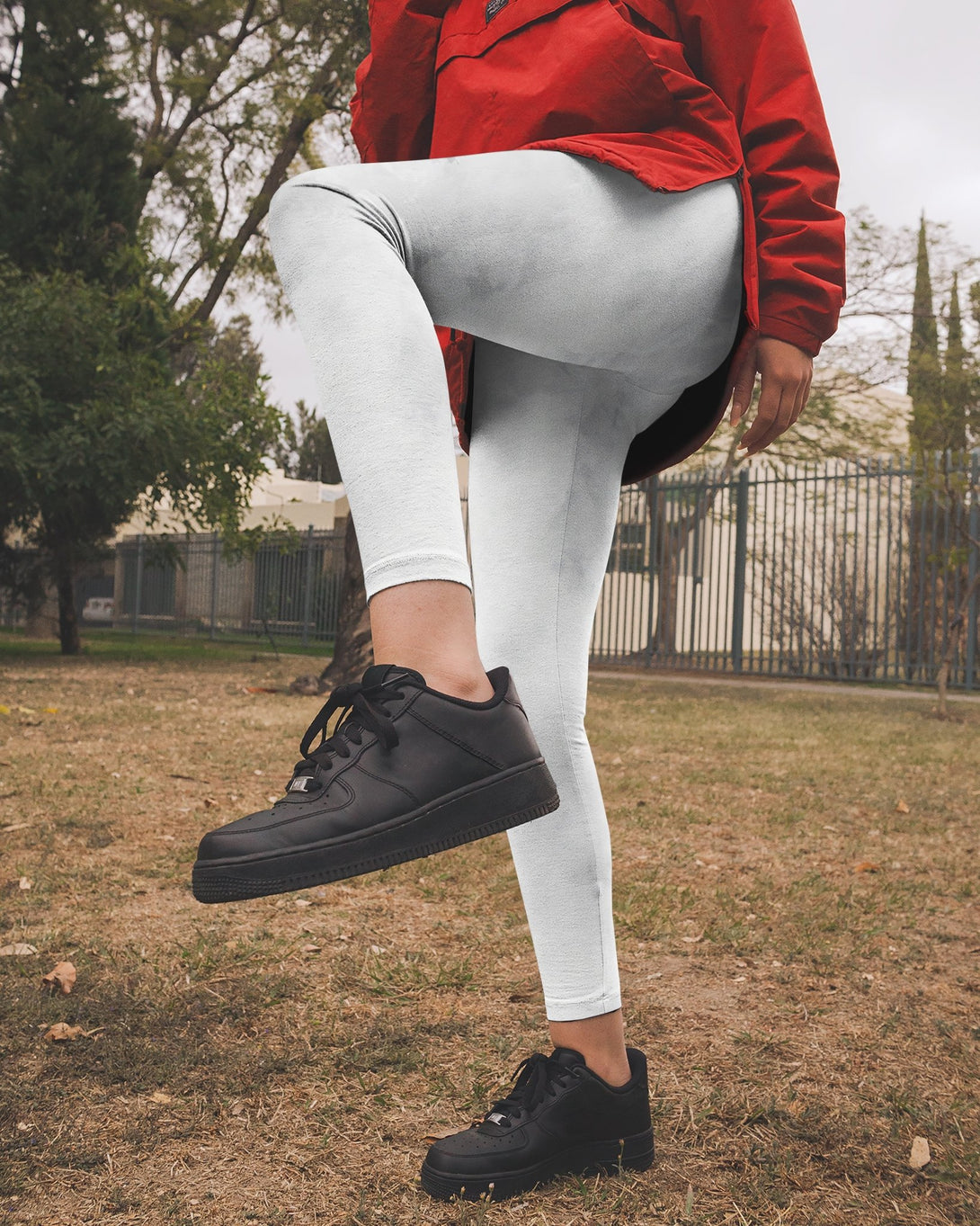 Yet He Chose Me All Over Print Leggings - Christ Color