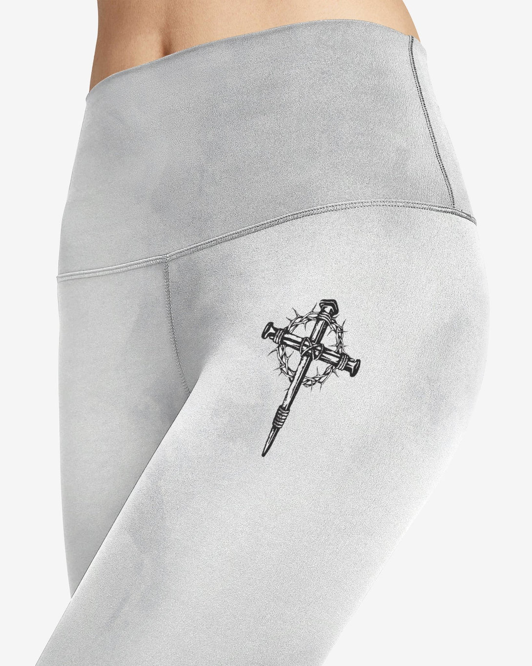 Yet He Chose Me All Over Print Leggings - Christ Color