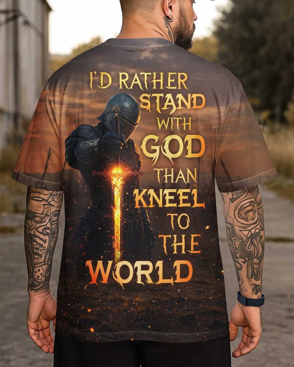 I'd Rather Stand With God T-Shirt