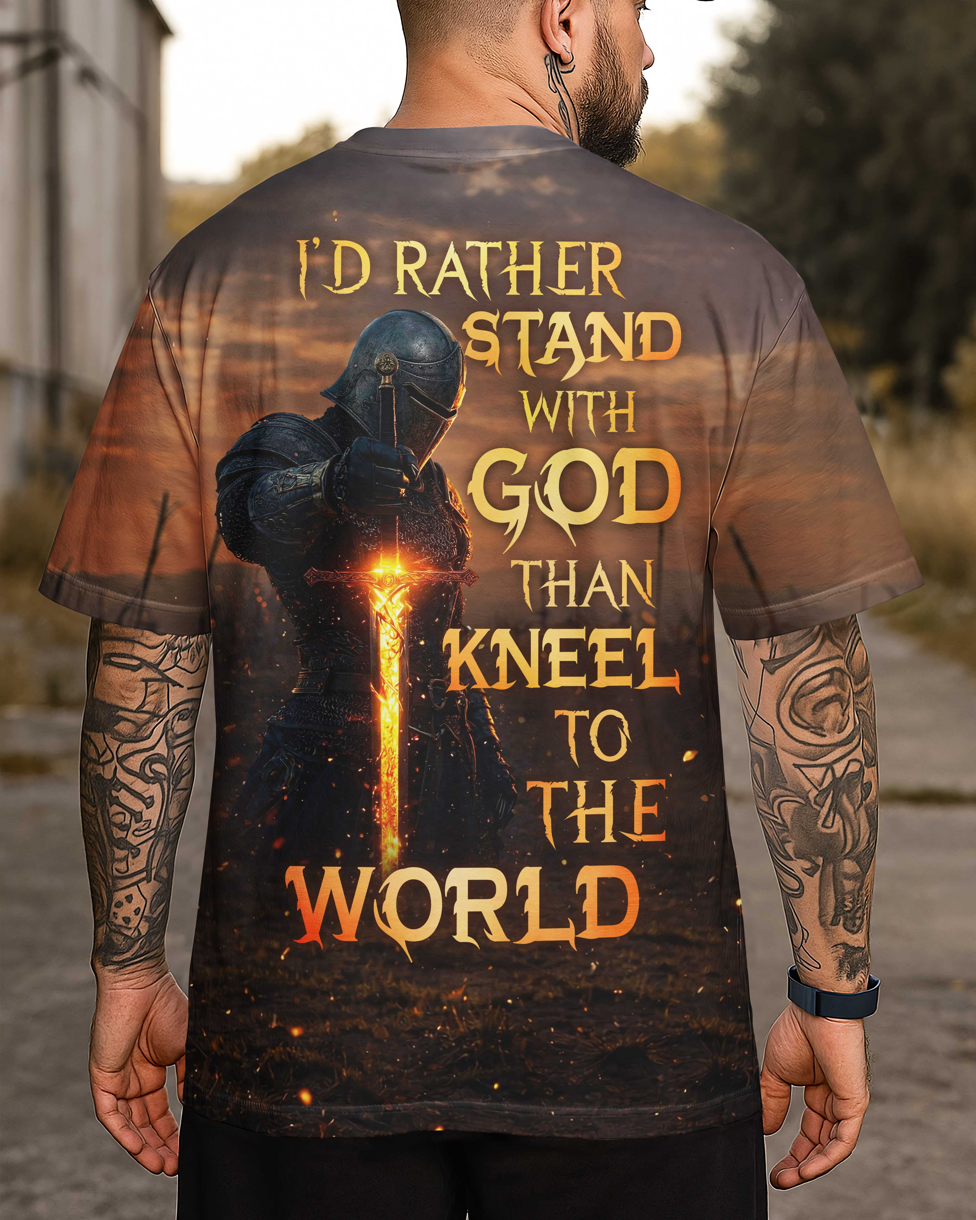 I'd Rather Stand With God T-Shirt