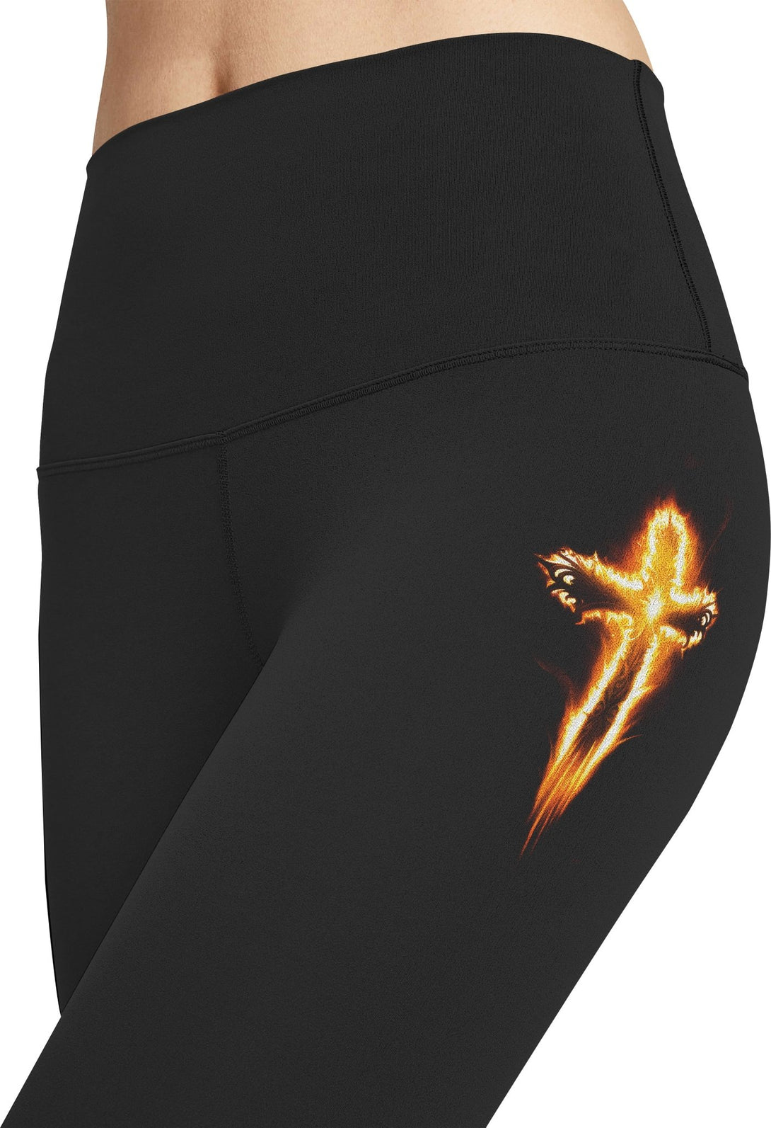 Awaken The Lion All Over Print Leggings - Christ Color