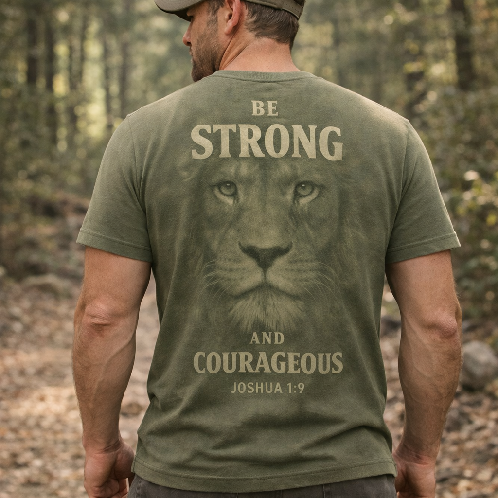 Be Strong And Courageous Joshua 1:9 T-Shirt