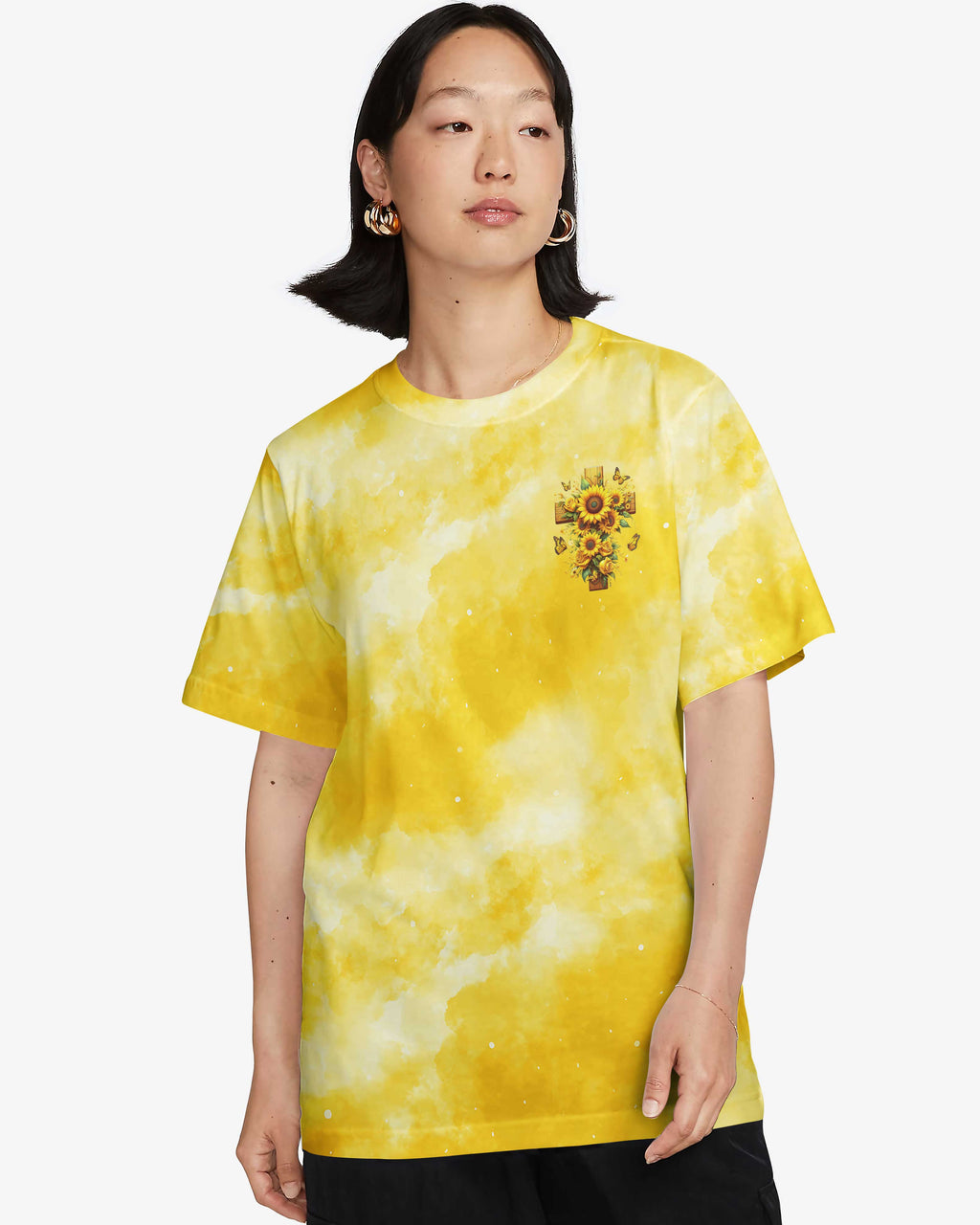 God Could Not Be Everywhere And Therefore He Create Mothers All Over Print T-shirt