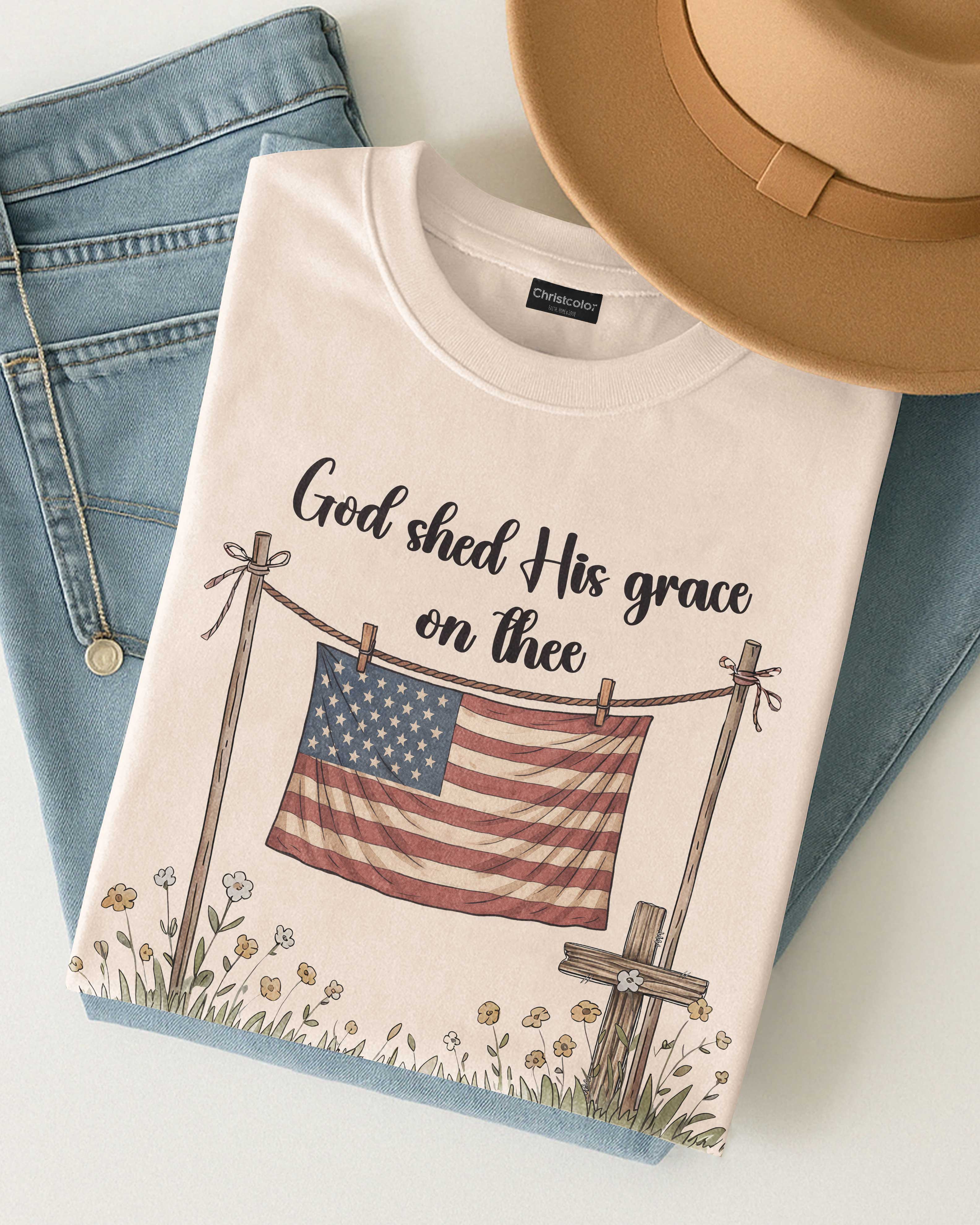God Shed His Grace On Thee T-Shirt