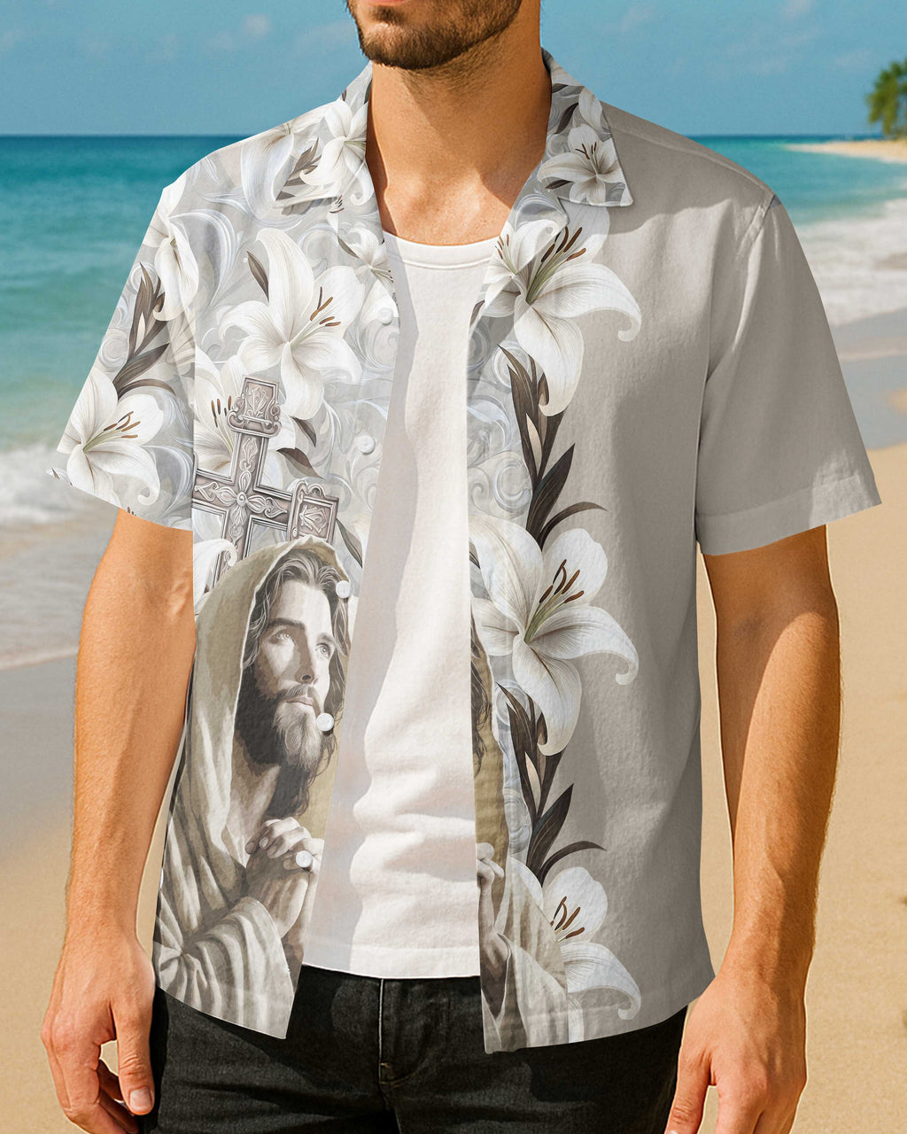 Only God Can Judge Me All Over Print Hawaiian T-Shirt