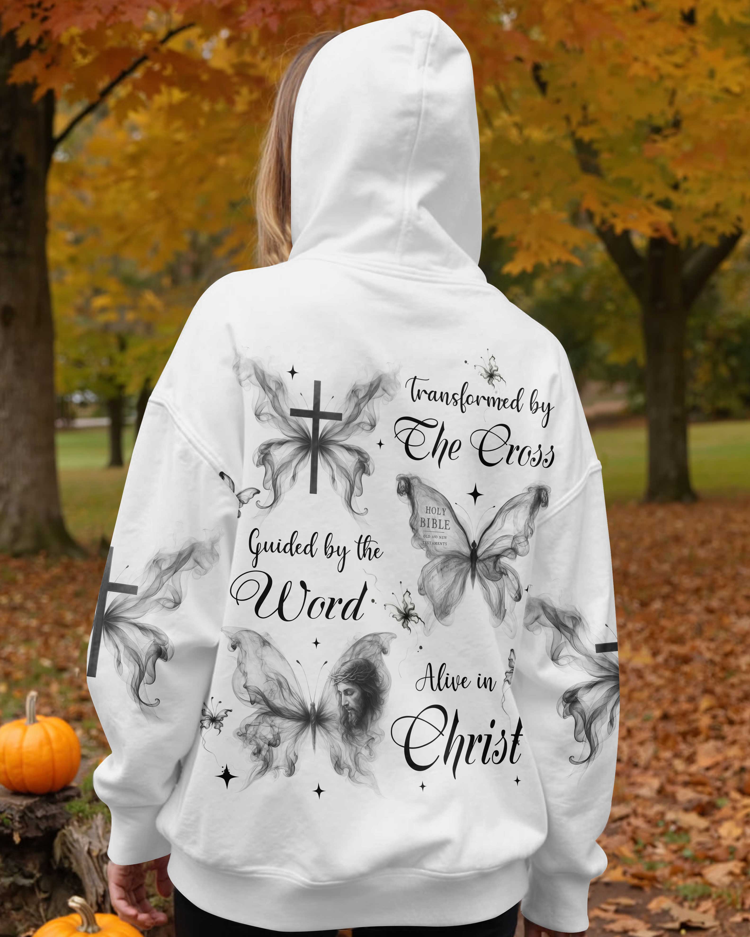 Transformed By The Cross Guided By The Word Alive In Christ T-Shirt