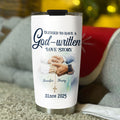 Blessed To Have A God-written Love Story Personalized Tumbler