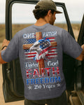 Patriotic Cross Eagle T-shirt T-Shirt