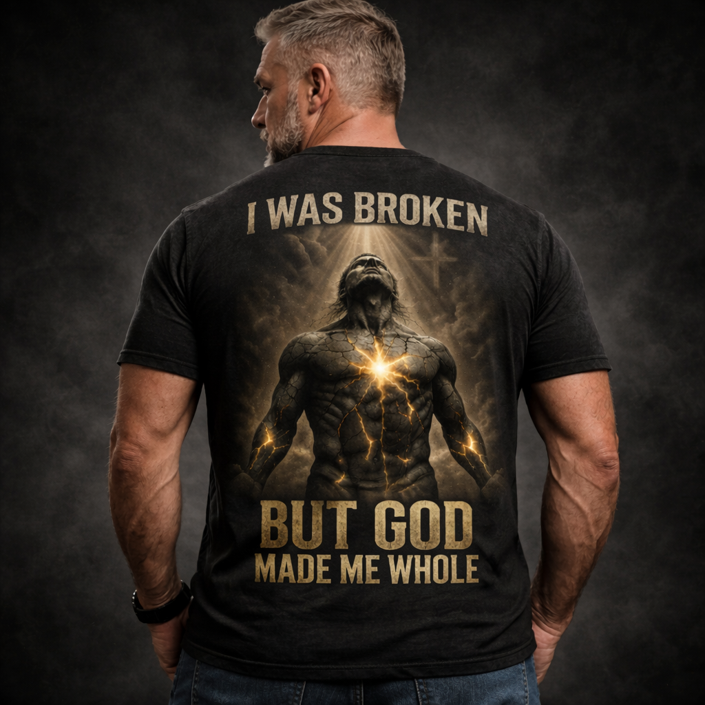 I Was Broken But God Made Me Whole T-Shirt