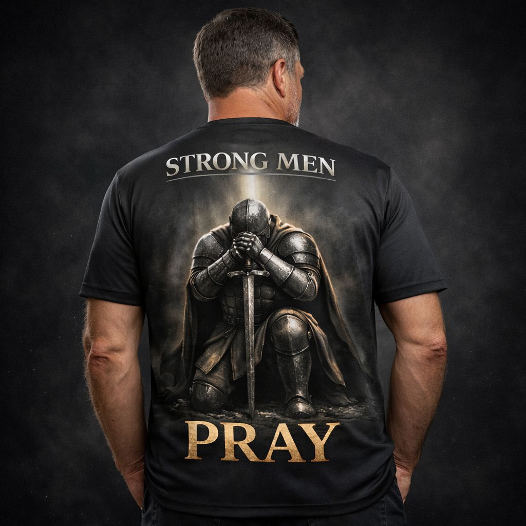 Strong Men Pray T-Shirt
