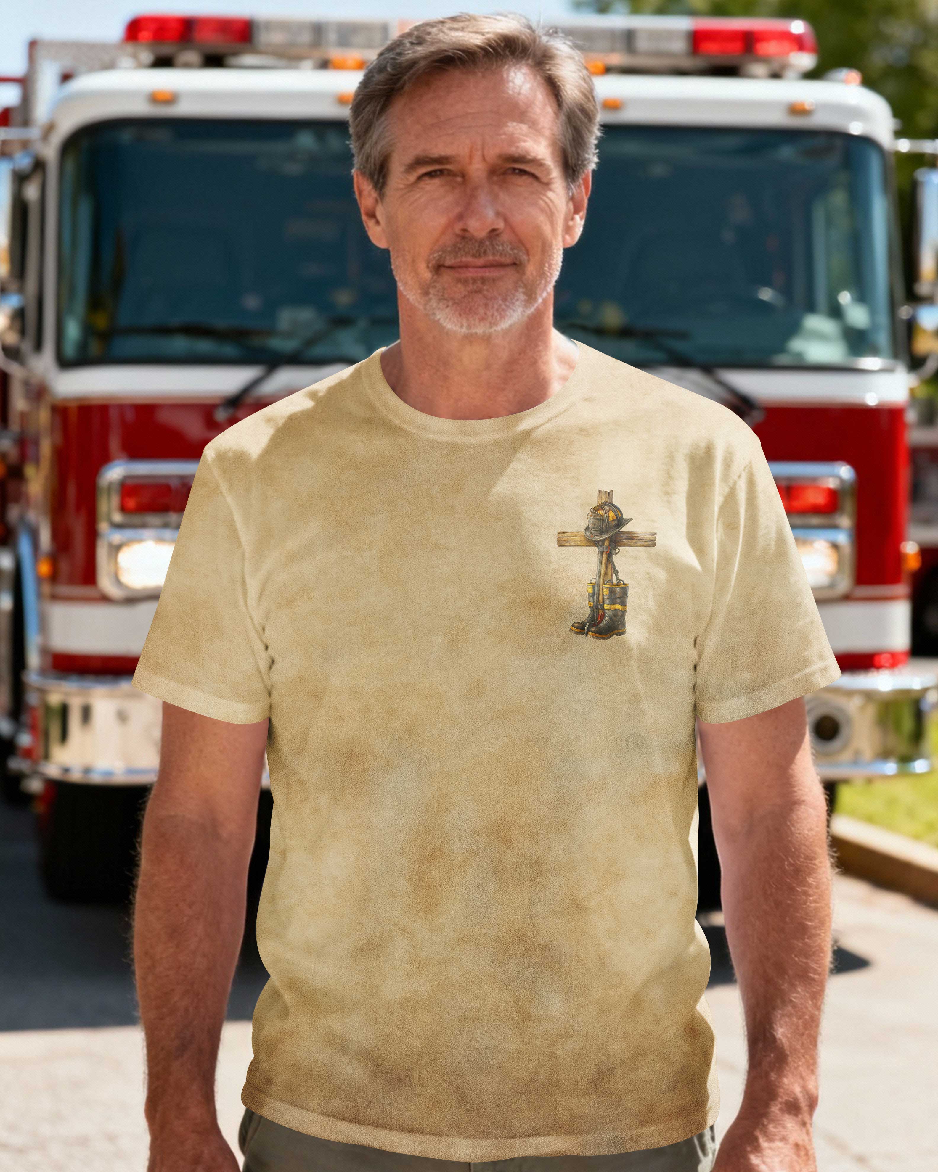 Firefighter By Duty Christian By Choice T-Shirt