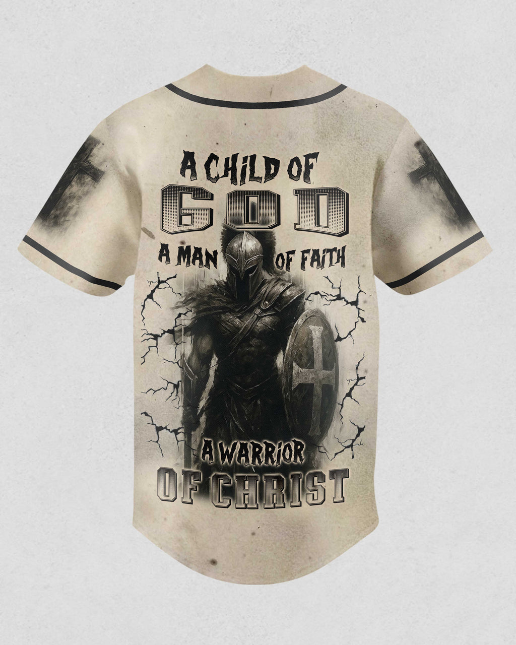 A Child Of God A Man Of Faith A Warrior Of Christ T-Shirt