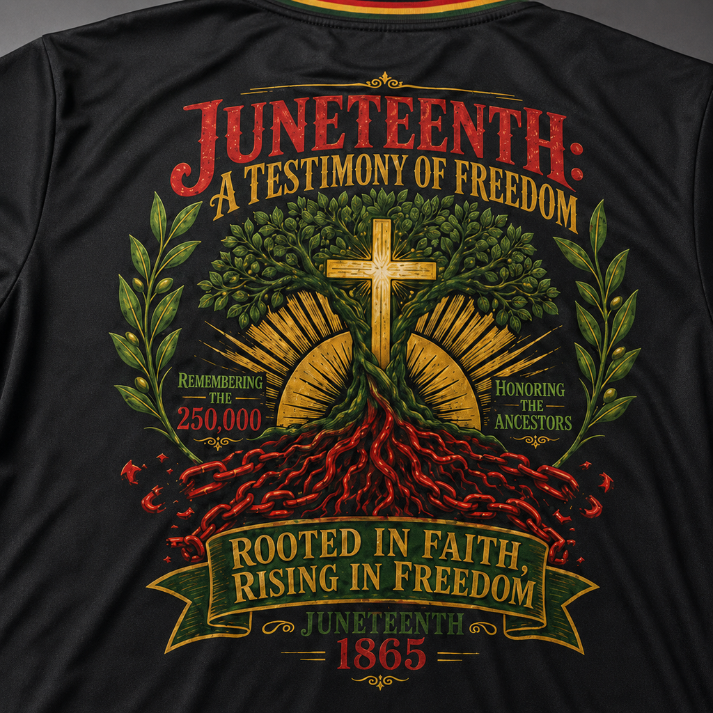 Juneteenth: A Testimony Of Freedom T-Shirt