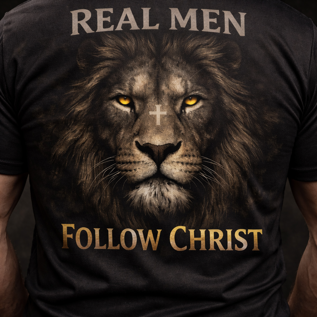 Real Men Follow Christ T-Shirt