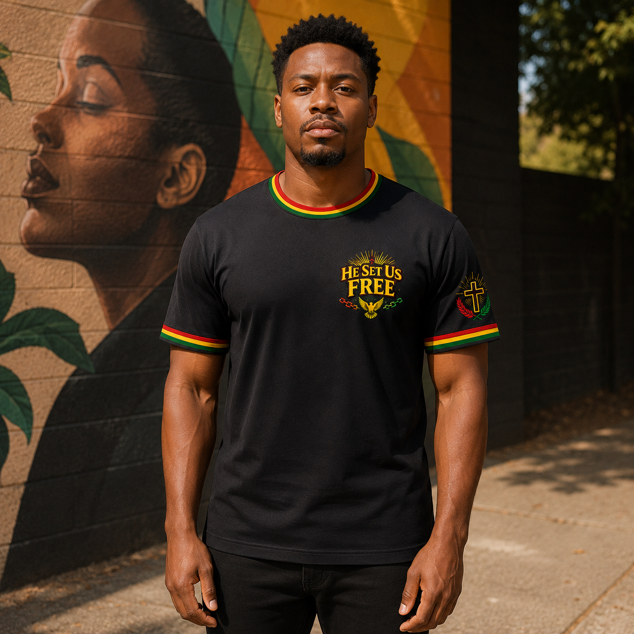 He Set Us Free T-Shirt