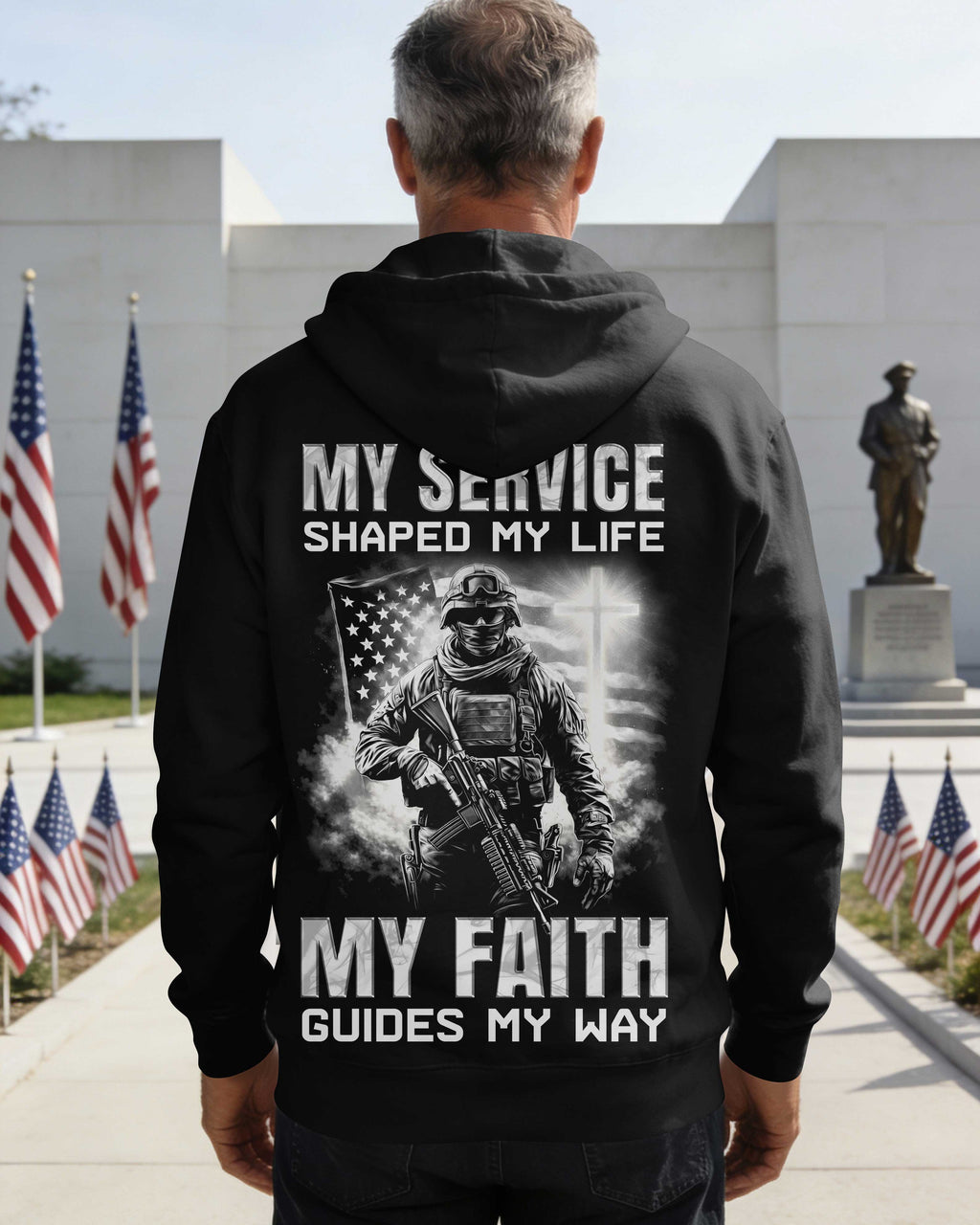 My Service Shaped My Life My Faith Guides My Way Hoodie