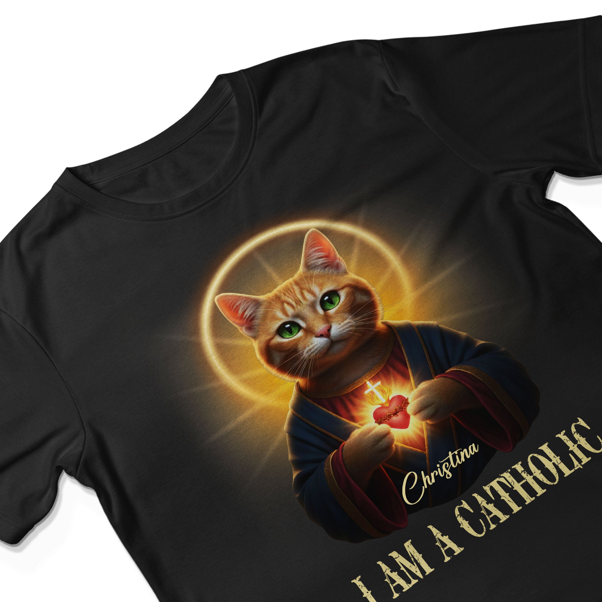 Christina I Am A Catholic T-Shirt