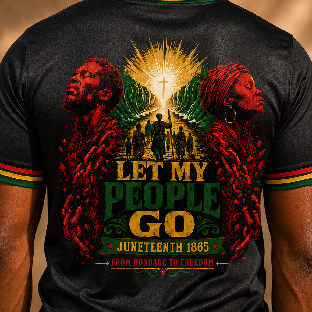 Let My People Go Juneteenth 1865 From Bondage To Freedom T-Shirt