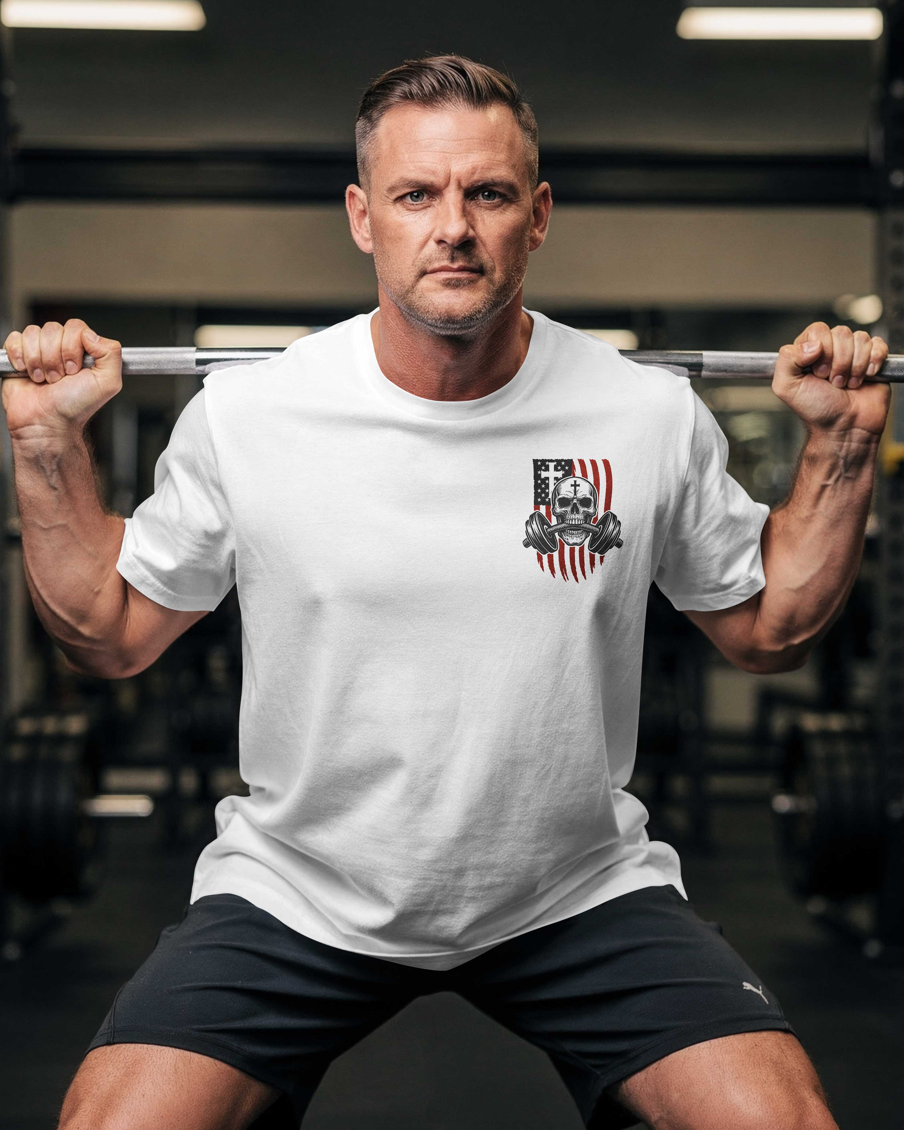 Lifting in my veins Jesus in my heart T-Shirt