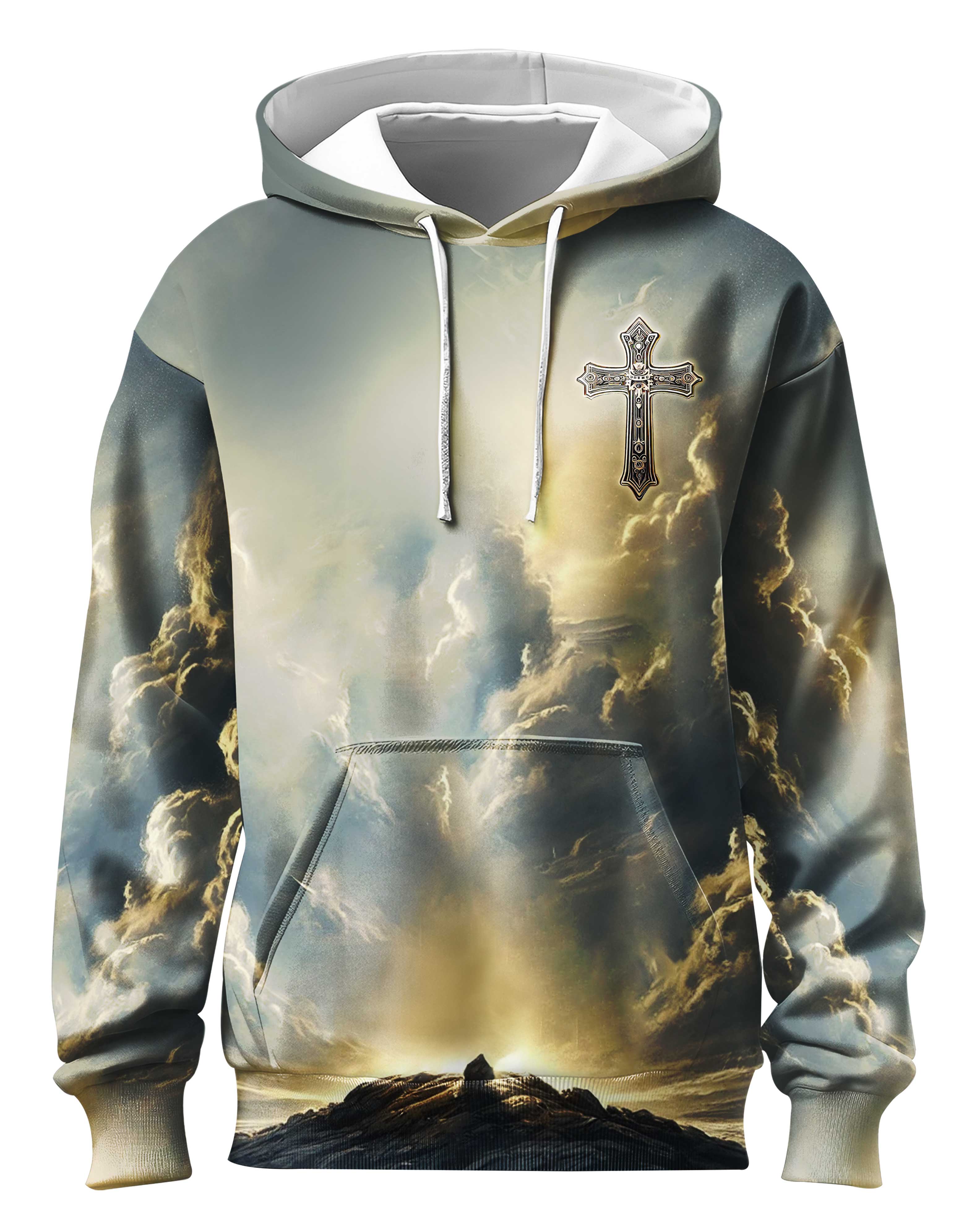He Died For Me So I'll Live For Him All Over Print V-neck Tank Top