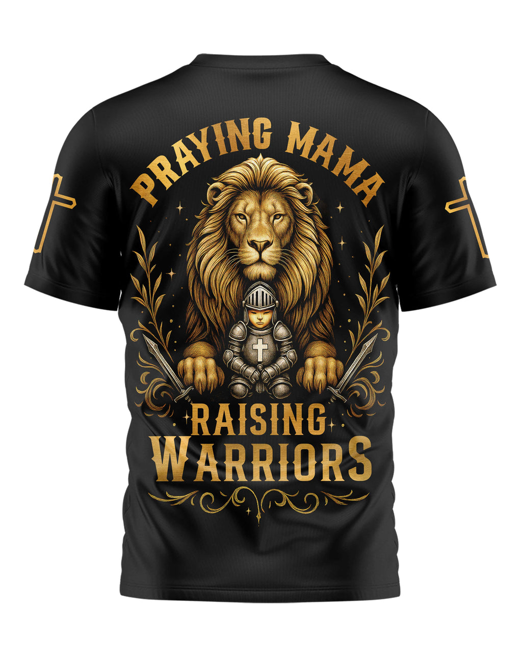 Praying Mama Raising Warriors All Over Print T-shirt