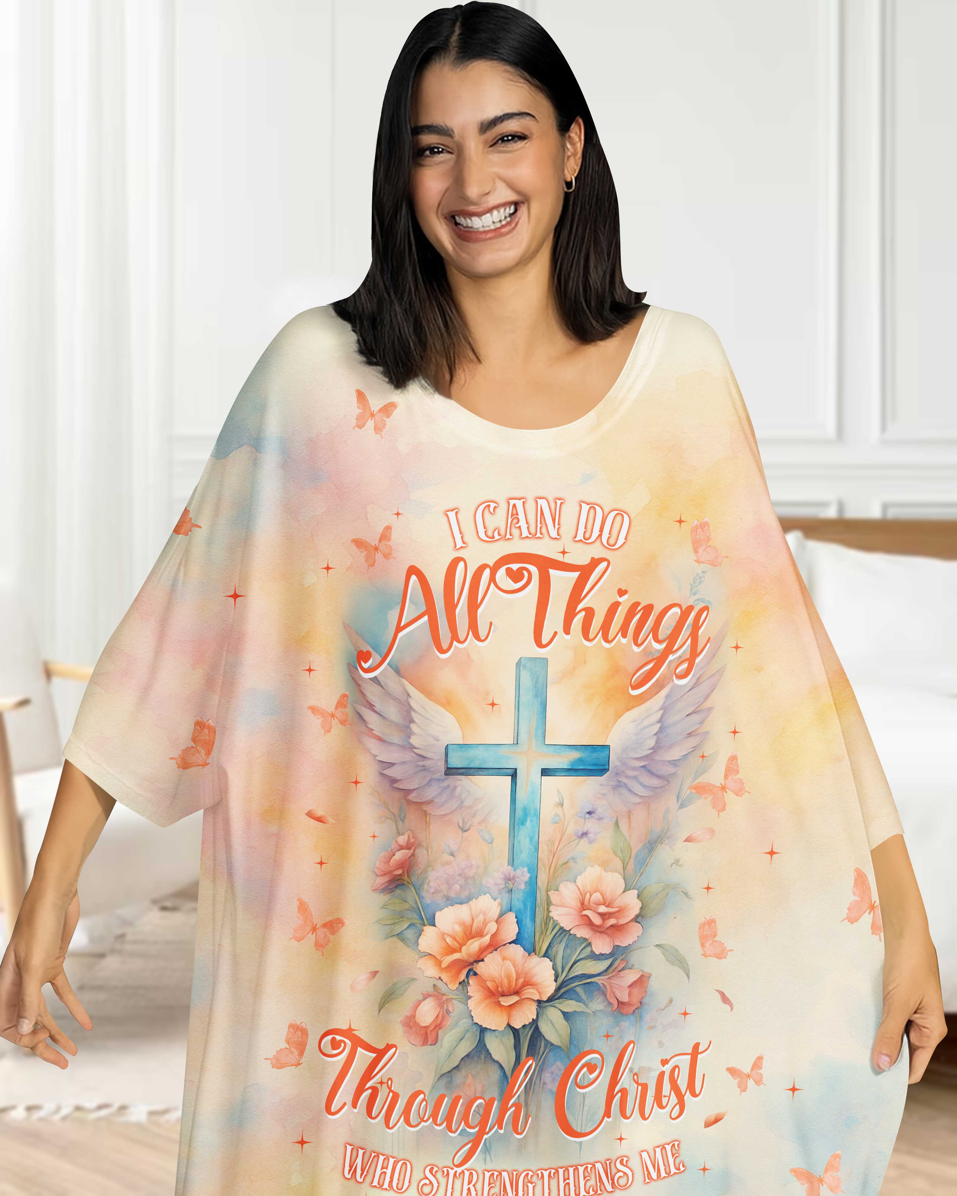 I Can Do All Things Through Christ Who Strengthens Me Sleep Tee