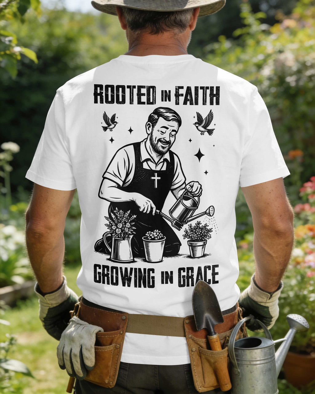 Rooted In Faith Growing In Grace T-Shirt