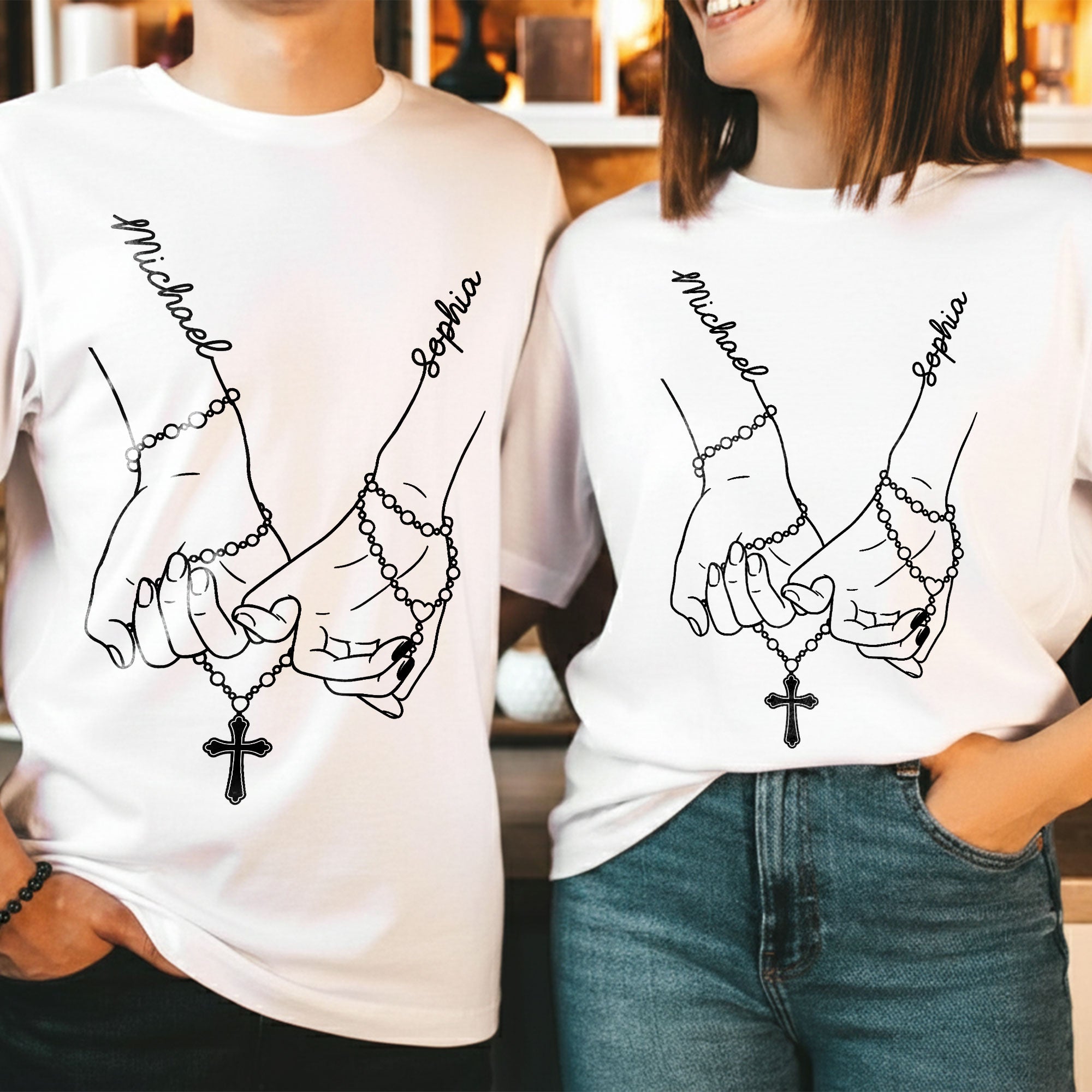 Christian Couple Personalized T-Shirt