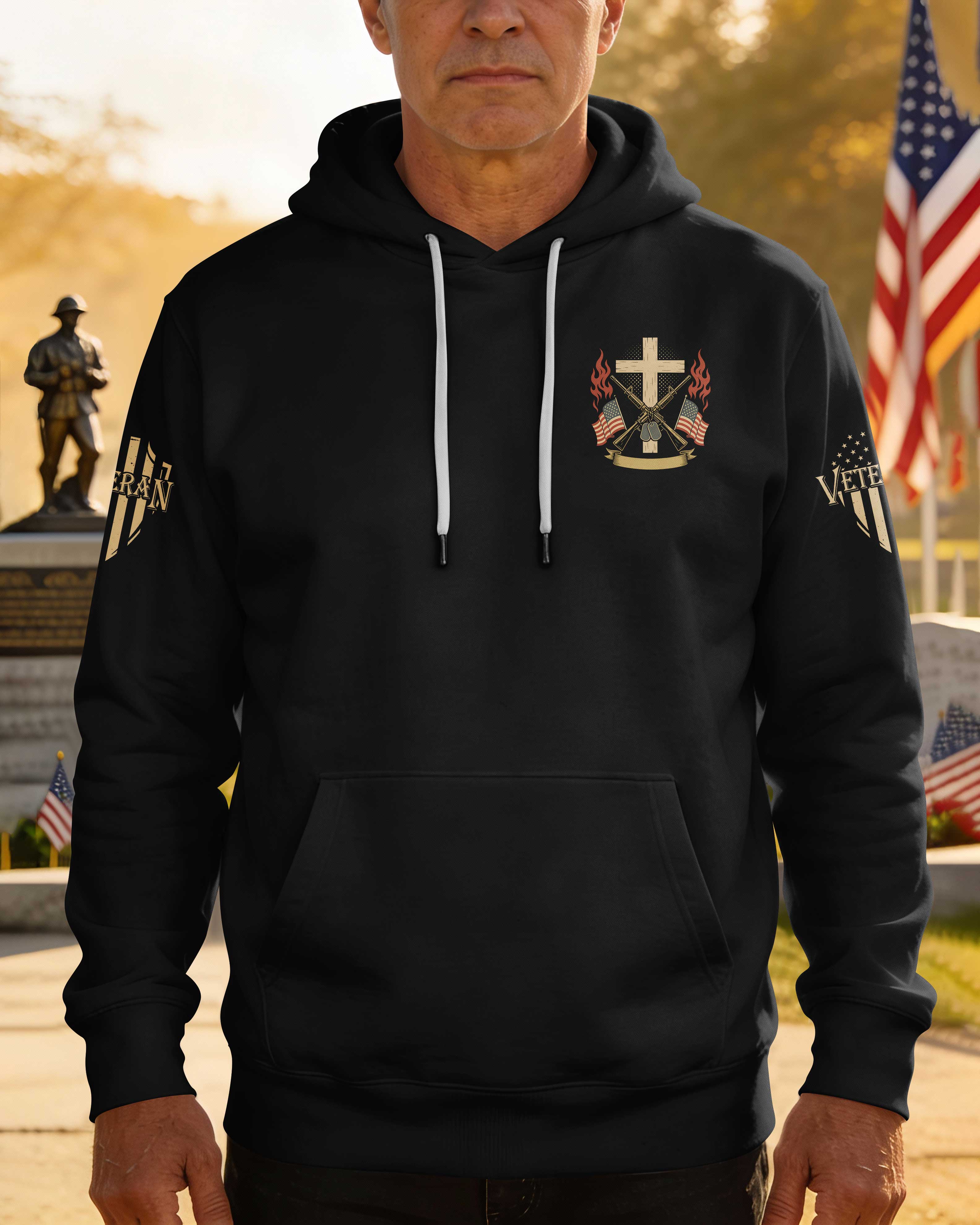 I Fought For My Country I Stand For My God Hoodie